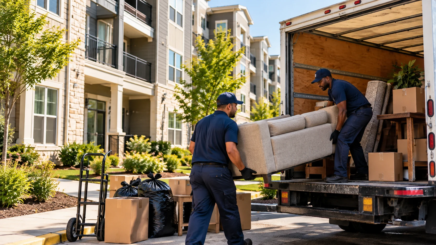 Organized property cleanout service